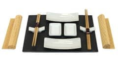 EXCELLENT Sushi szett porcelán/lapkő/bambusz szett 11db KO-210000010