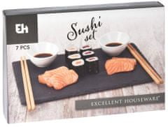 EXCELLENT Sushi szett porcelán/lemez/bambusz szett 7db KO-210000100