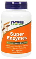 NOW Foods Super Enzymes, komplex emésztőenzimek, 90 kapszula