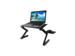 ShopJK Flexibilis asztalka a laptop alá ventillátorral