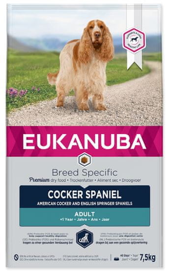 Eukanuba Cocker Spaniel kutyatáp - 7,5kg