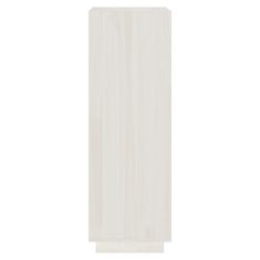 Greatstore fehér tömör fenyőfa könyvszekrény/térelválasztó 40x35x103 cm