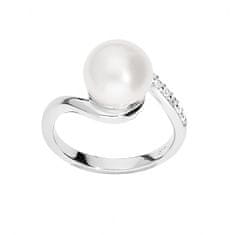 Brilio Silver Elegant ezüst gyűrű valódi gyönggyel SR05575A (Kerület 52 mm)