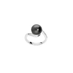 Brilio Silver Elegáns ezüst gyűrű valódi tahiti gyönggyel TA/SR05575A (Kerület 54 mm)