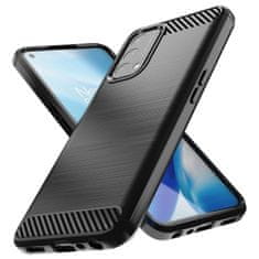 MG Carbon Case Flexible szilikon tok OnePlus Nord N200 5G, fekete