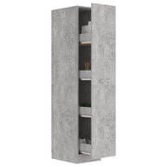 shumee betonszürke forgácslap patikaszekrény 30 x 42,5 x 150 cm