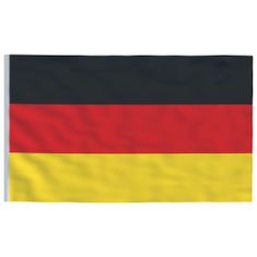 Vidaxl német alumínium zászló és rúd 5,55 m 3147120