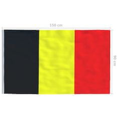 Vidaxl belga zászló 90 x 150 cm 146040