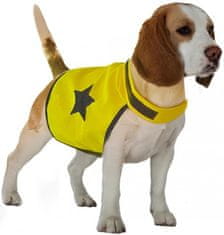 Duvo+ Fényvisszaverő mellény kutyának 48cm sárga +