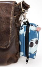 Cipzáras zseb táskákhoz Koponya kék