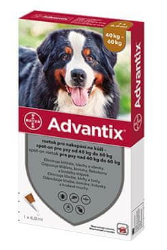 BAYER ANIMAL Advantix Spot On 1x6ml kutyáknak 40-60kg (1pipetta)