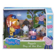 Peppa Pig Peppa Malac az állatkertben műanyag 3 figura tartozékokkal
