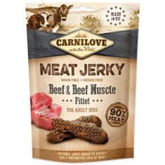 Carnilove Jerky Snack Marhahús és marhahús izom filé - 100 g