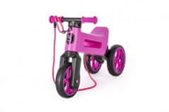 Funny Wheels Robogó Rider SuperSport lila 2in1 + heveder, fent. nyereg 28/30cm orr 25kg 18m+ táskában