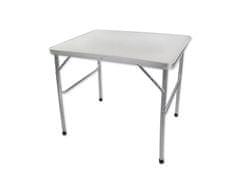 SEDCO Kemping összecsukható hordozható asztal TÁBOR ALU 90x60x70 cm - fehér
