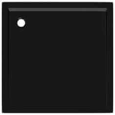 shumee fekete négyzet alakú ABS zuhanytálca 90 x 90 cm