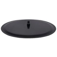 Greatstore fekete kerek rozsdamentes acél esőztető zuhanyfej 50 cm