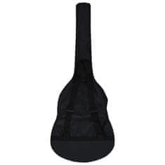 Vidaxl fekete 1/2-es klasszikus gitár kezdőknek és gyereknek tokkal 3055604