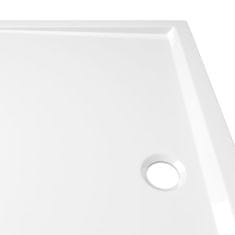 shumee téglalap alakú fehér ABS zuhanytálca 80 x 90 cm