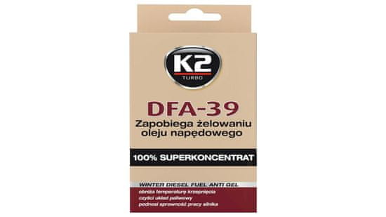 K2  DFA-39 DIESEL 50 ml - fagyálló rendszer az üzemanyagrendszerhez