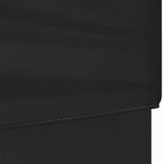 Greatstore fekete összecsukható rendezvénysátor oldalfalakkal 3 x 3 m