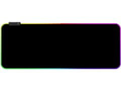 Verkgroup Világító LED RGB számítógéppad egérhez és billentyűzethez 80x30cm