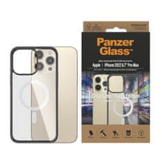 PanzerGlass ClearCase Apple iPhone 2022 6,7" Max Pro (Black edition) MagSafe 0416 támogatással