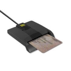 Qoltec Smart ID kártyaolvasó SCR-0634 | USB type C