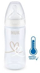 Nuk FC+ cumisüveg hőmérséklet-szabályozóval 300 ml - fehér