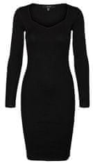 Vero Moda Női ruha VMWILLOW Slim Fit 10250951 Black (Méret XS)