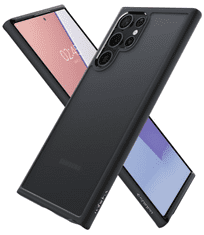 Spigen Ultra Hybrid Védőtok Samsung Galaxy S22 ultra ACS03920 készülékhez, fekete