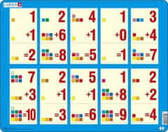 LARSEN Puzzle Összeadás akár tíz 10 darabig 10 darab