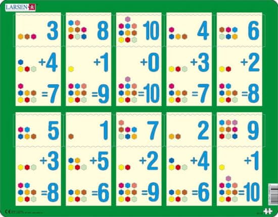LARSEN Puzzle Tízig számolva II 10 darab 10 darab