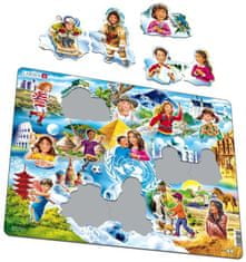 LARSEN Puzzle Gyerekek a világban 15 darab