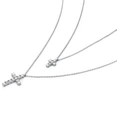 Morellato Bájos ezüst nyaklánc Kereszt Small Crosses Tesori SAIW118