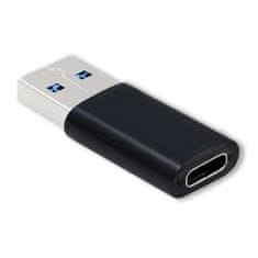 Qoltec USB A-típusú hím - USB C-típusú női adapter