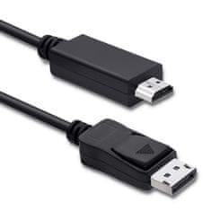 Qoltec DisplayPort v1.1 male | HDMI male | 4K | 2m