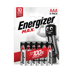 Energizer MAX AAA 6 db