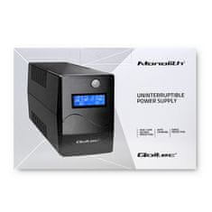 Qoltec UPS | Monolith | 650VA | 360W | LCD | USB | RJ45