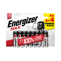 Energizer MAX AA 4 + 4 db