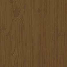 Greatstore mézbarna tömör fenyőfa szennyestartó láda 88,5 x 44 x 66 cm