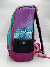 Klarion Minőségi ergonomikus lila iskolatáska Flaming