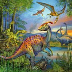 Ravensburger Puzzle Amazing dinoszauruszok 3x49 darab