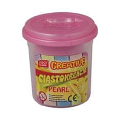Spokey EASY Creative PEARL modellező gyurma csészékben, formákkal, 705 g, 5 gyöngyház színben