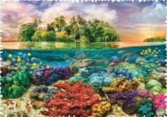 Trefl Trópusi sziget puzzle / 600 darab, őrült formák