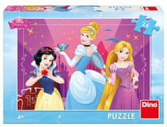 DINO Bátor hercegnők - Puzzle 24 darab