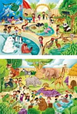 Clementoni Puzzle Zoo 2x60 darab