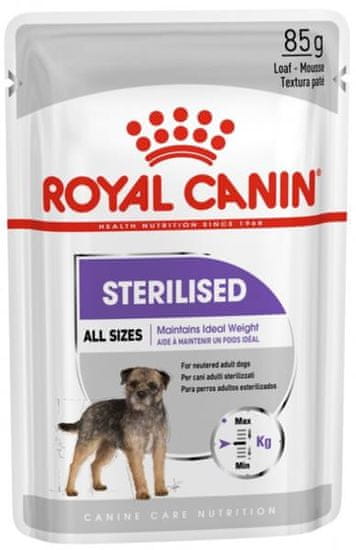Royal Canin - Kutyáknak szánt sapkák. Sterilizált 85 g