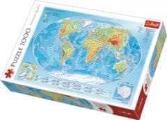 Trefl Puzzle Világtérkép / 1000 darab