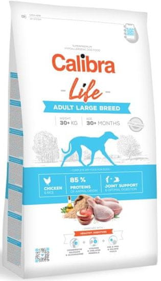 Calibra Dog Life Adult nagytestű csirke 2,5 kg
